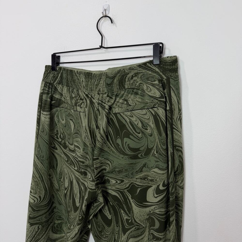 Athleta Brooklyn Jogger Sumi Marble Green Pant Athleisure Size 14 - Picture 5 of 8